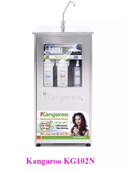 Máy lọc nước RO Kangaroo KG102N (5 lõi lọc, có tủ)