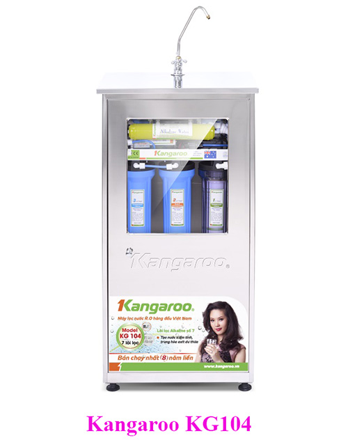 Máy lọc nước RO Kangaroo KG104 (7 lõi lọc, có tủ)