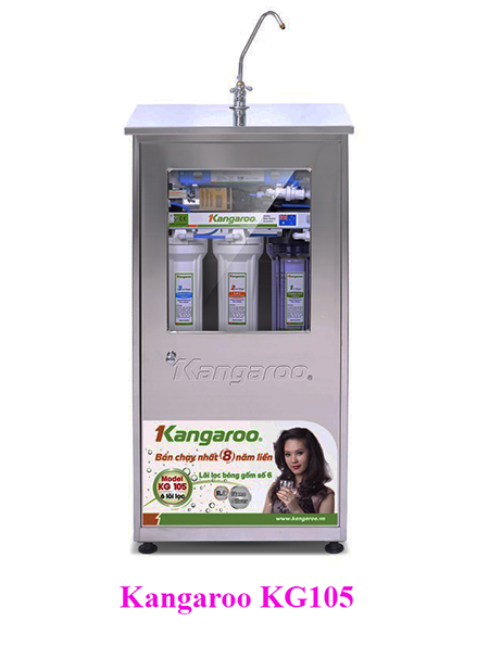 Máy lọc nước RO công suất lớn Kangaroo KG105 (5 Lõi lọc, công suất lớn, có tủ)