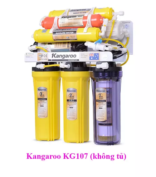 Máy lọc nước RO Kangaroo KG107 (7 lõi lọc, không tủ)