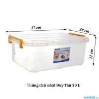 Thùng chữ nhật 30L (Nhựa Duy Tân)