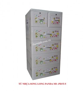 Tủ nhựa Song Long Panda MS: PD3T-5