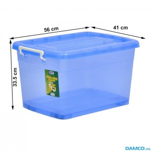 Thùng nhựa chữ nhật Song Long 65L