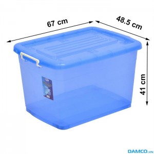 Thùng nhựa chữ nhật Song Long 85L