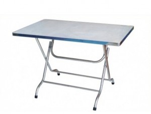 Bàn Inox Model BAN-04. Kích thước (RxDxC): 60x100x73 cm