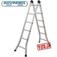 Thang nhôm Đài Loan gấp đa năng 2 đoạn khóa tự động Advindeq B2-125