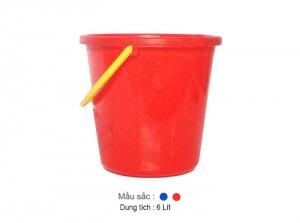 Xô nhựa Song Long 6L