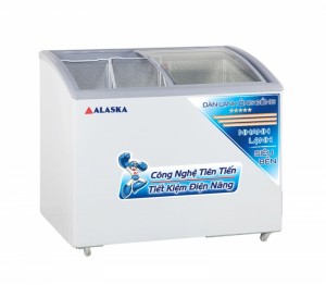 Tủ đông kính cong Alaska SD-401YC