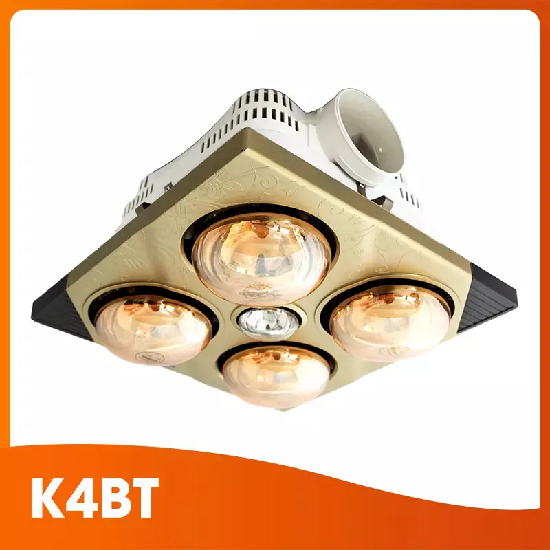 Đèn sưởi nhà tắm Kottmann K4B-T (4 bóng, âm trần)