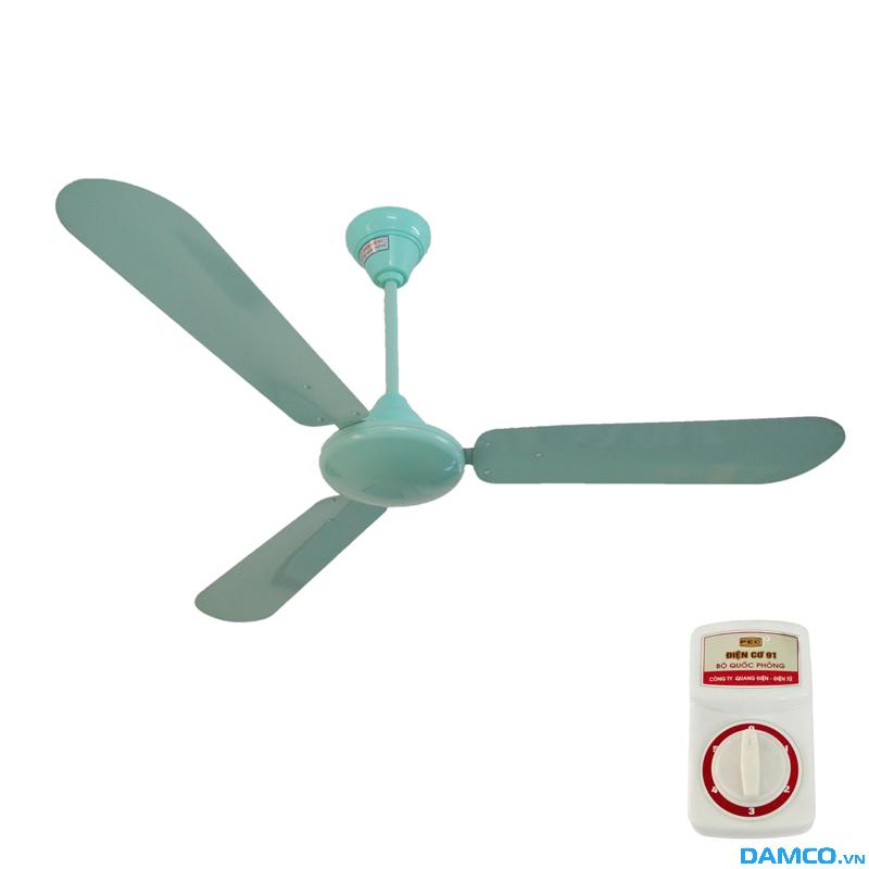 Quạt trần Điện cơ 91 Bộ Quốc Phòng QT1400N (77W, Hộp số, cánh nhôm)