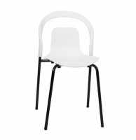Ghế tựa cầu vồng chân sắt (Màu sắc: Đỏ, Trắng, Đen, Ghi, Xanh Lam)