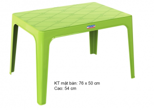 Bàn nhựa chữ nhật đại Duy Tân - No.323
