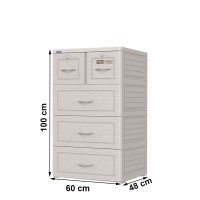 Tủ nhựa Duy Tân Tabi 4 tầng - nhiều màu