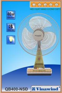 Quạt bàn Điện cơ Thống Nhất Vinawind QB400-NSĐ