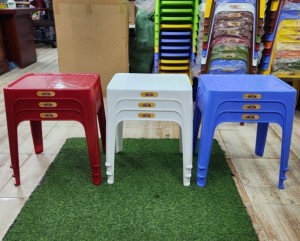 Bàn nhựa trà chanh chữ nhật (xanh lá, xanh dương, đỏ, vàng, trắng)