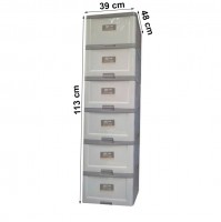 Tủ Nhựa T880 6 tầng - Nhựa Song Long