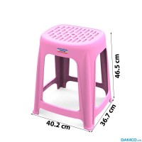 Ghế cao Oval Duy Tân - màu hồng