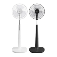 Quạt đứng Hatari P18R1 (61W, sải cánh 45 cm, điểu khiển từ xa, Thái Lan, màu trắng/đen)