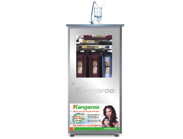 Máy lọc nước RO Kangaroo KG106 loại bỏ Asen (6 lõi, có tủ)